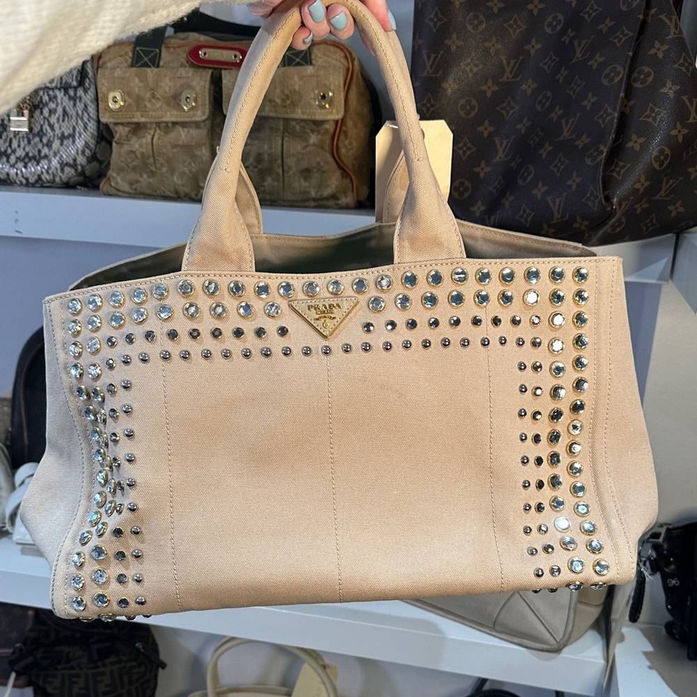 Nude Prada Bag